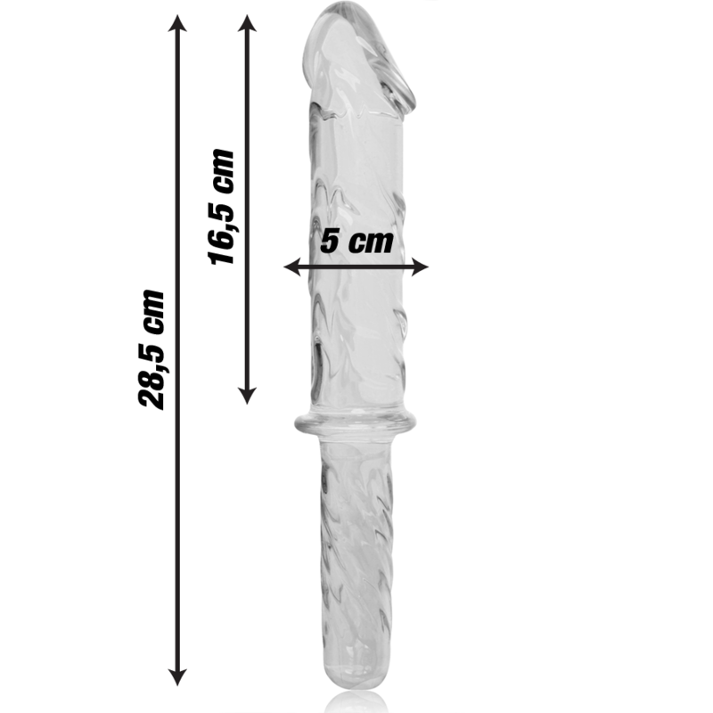 Dildo Cristal Modelo 24 Transparente