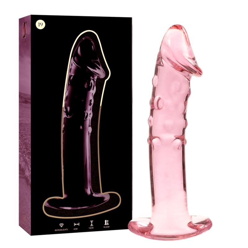 Dildo Cristal Modelo 19 Rosa