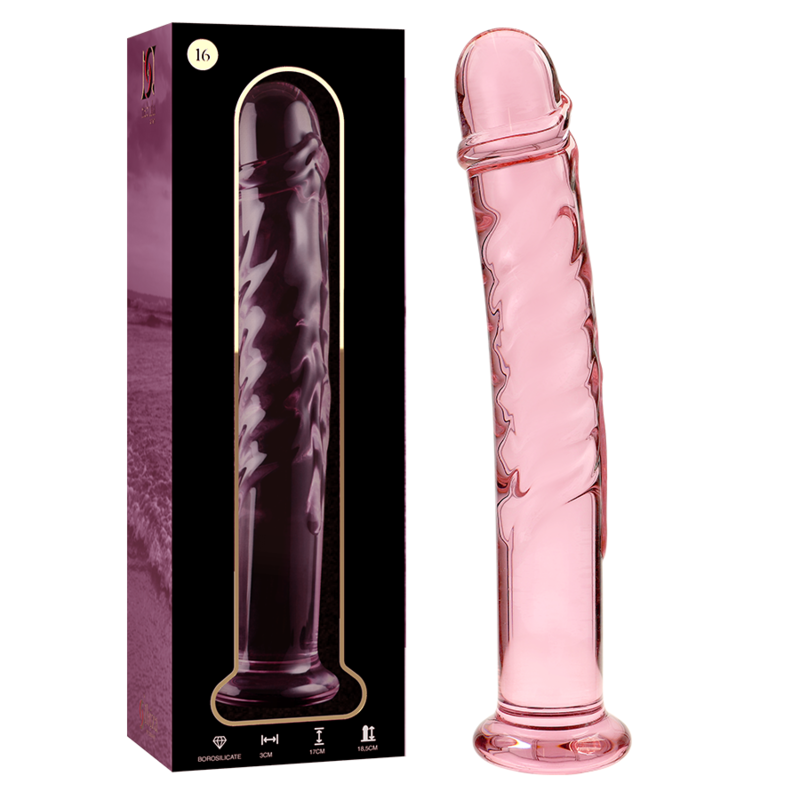 Dildo Cristal Modelo 16 Rosa