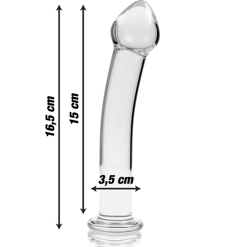 Dildo Cristal Modelo 11 Transparente