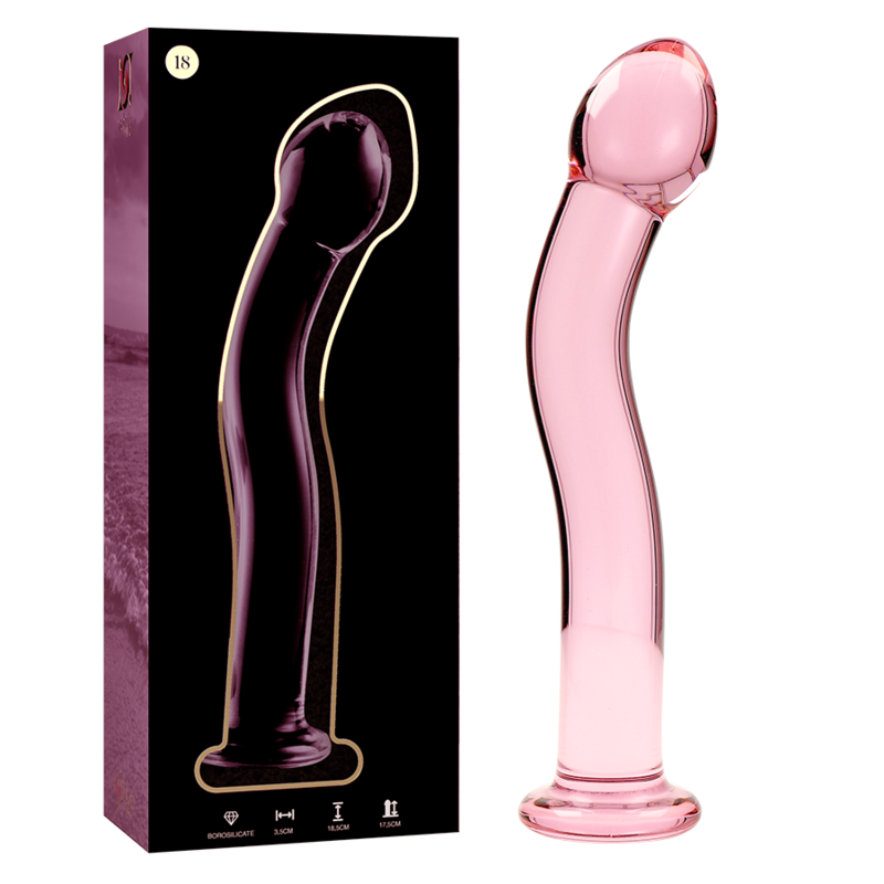 Dildo Cristal Modelo 19 Rosa