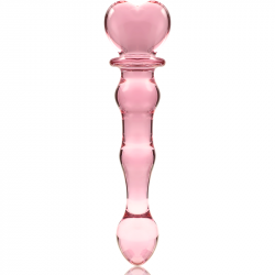 Gode en Cristal Modèle 21 Rose