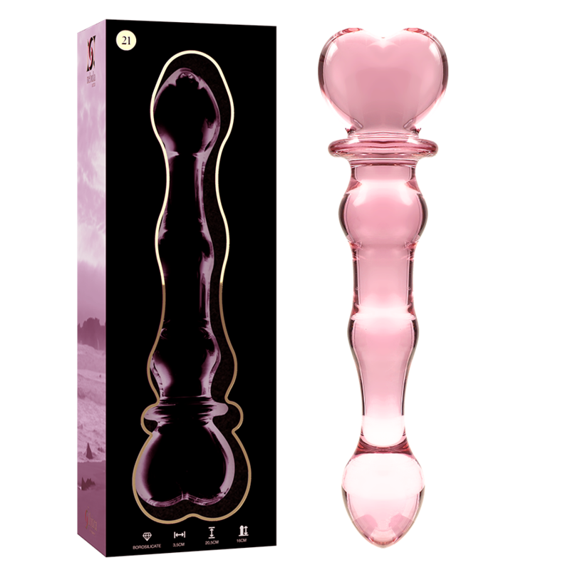 Dildo Cristal Modelo 21 Rosa