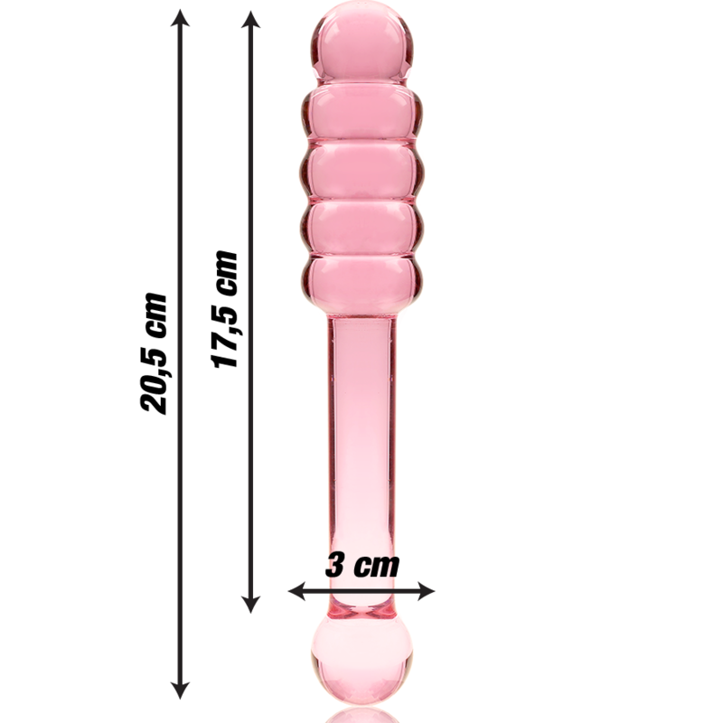 Dildo Cristal Modelo 20 Rosa