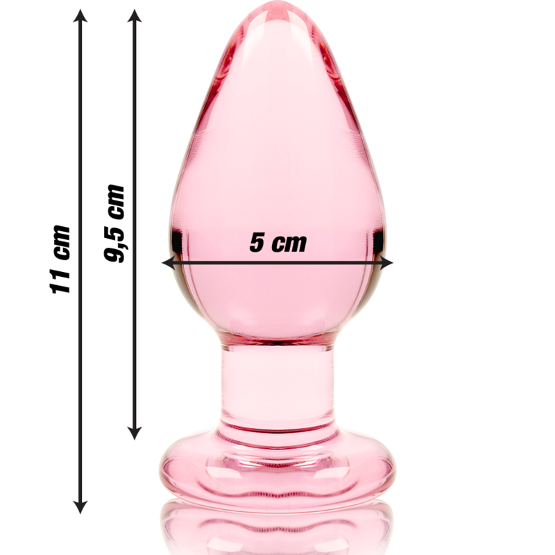 Plug Cristal Modelo 3 Rosa