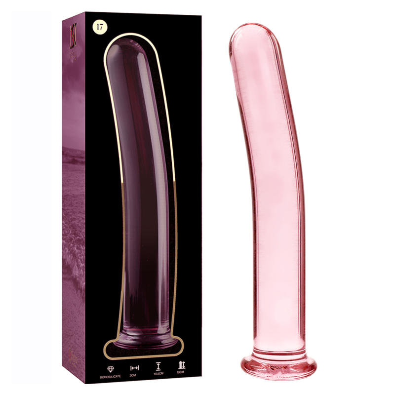 Dildo Cristal Modelo 17 Rosa