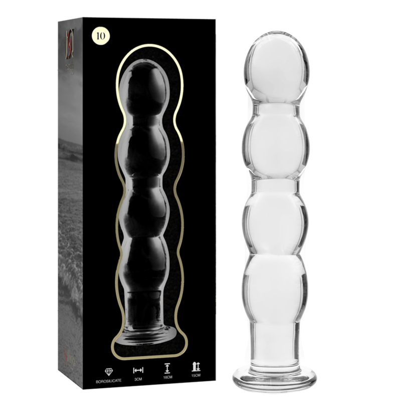 Dildo Cristal Modelo 10 Transparente