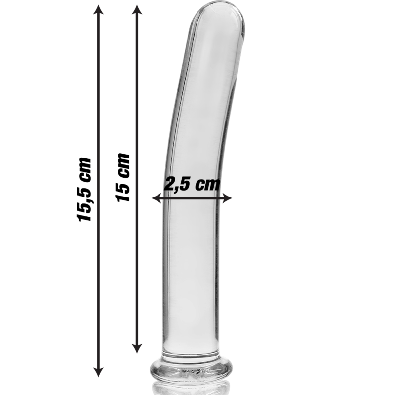 Dildo Cristal Modelo 9 Transparente