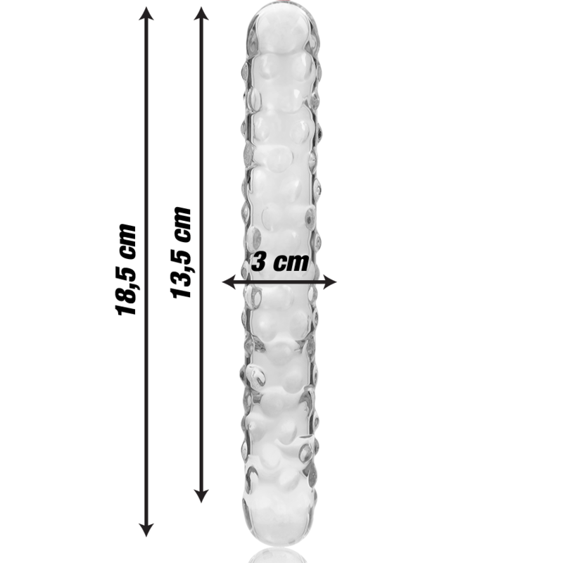 Dildo Cristal Modelo 15 Transparente