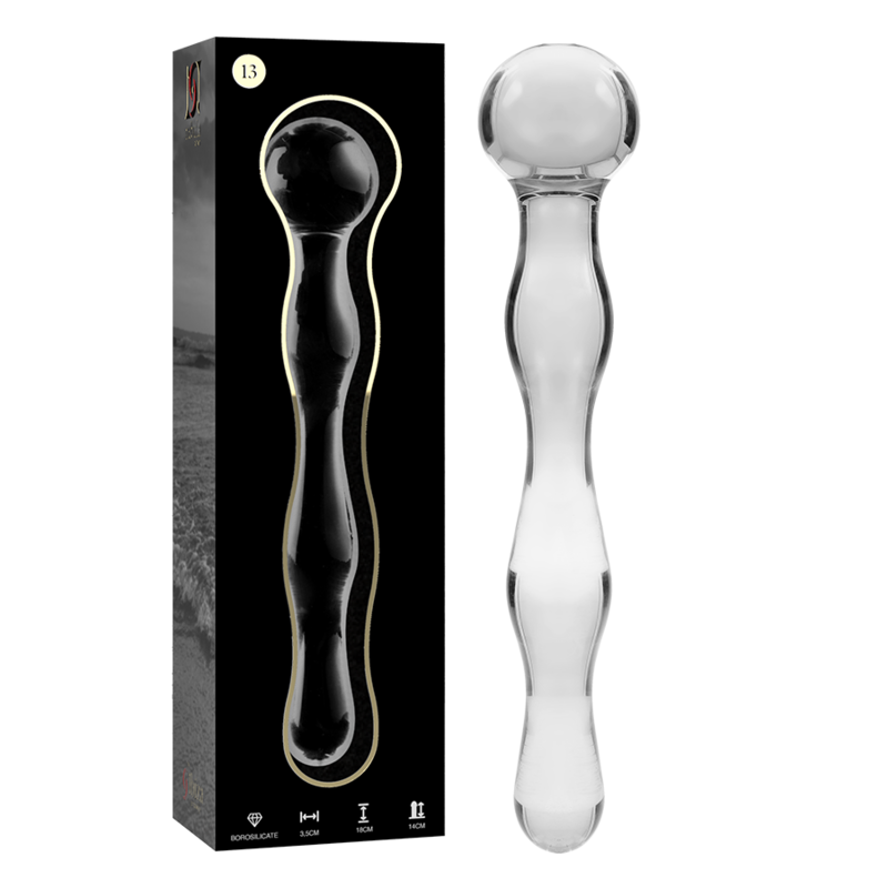 Dildo Cristal Modele 13 Transparente