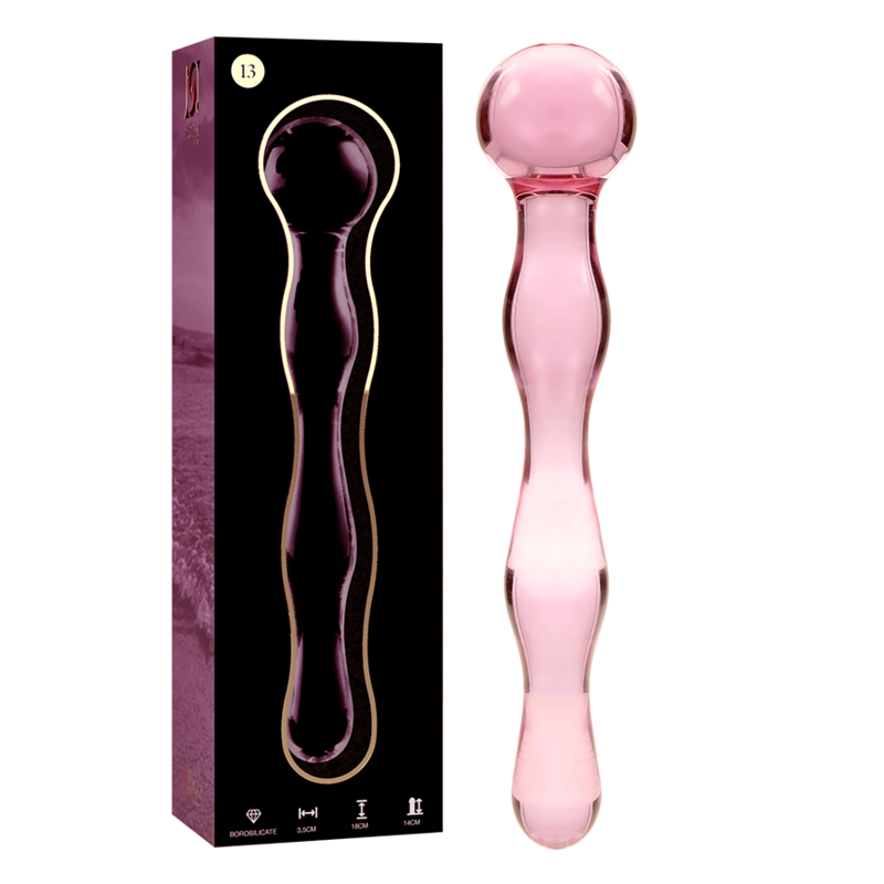 Dildo Cristal Modele 13 Rosa