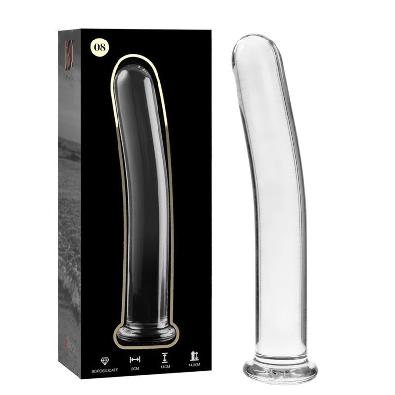 Dildo Cristal Modelo 8 Transparente