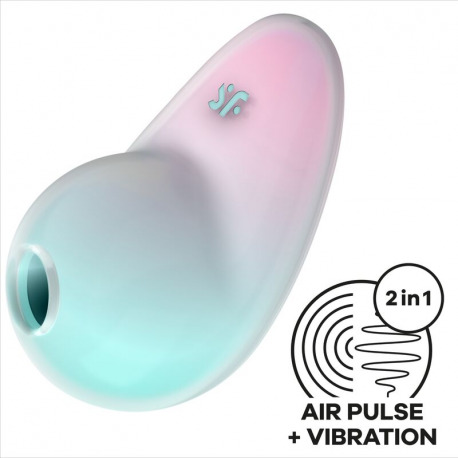 Satisfyer Pixie Dust Azul y Rosa