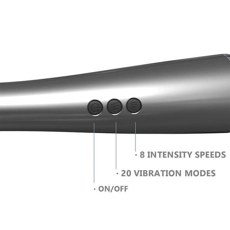 Graphity Wand Masajeador High-Tech Color Grafito