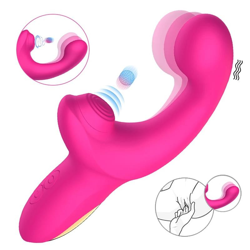 Volse Vibrador Triple Función con Finger y Pulsación Tapping