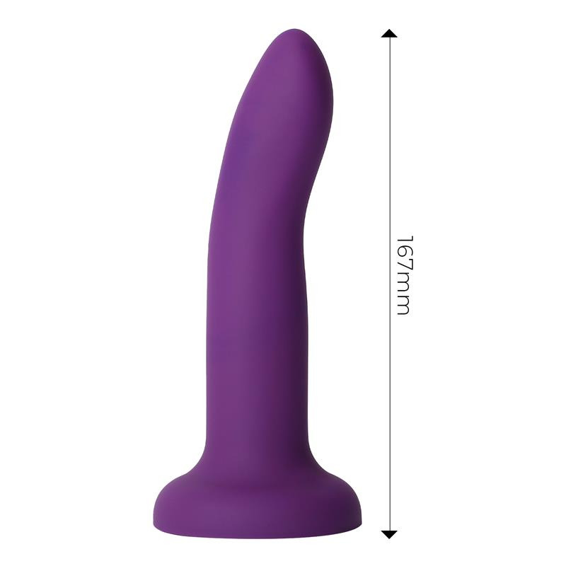 Dildo que Cambia de Color Talla M 17 cm