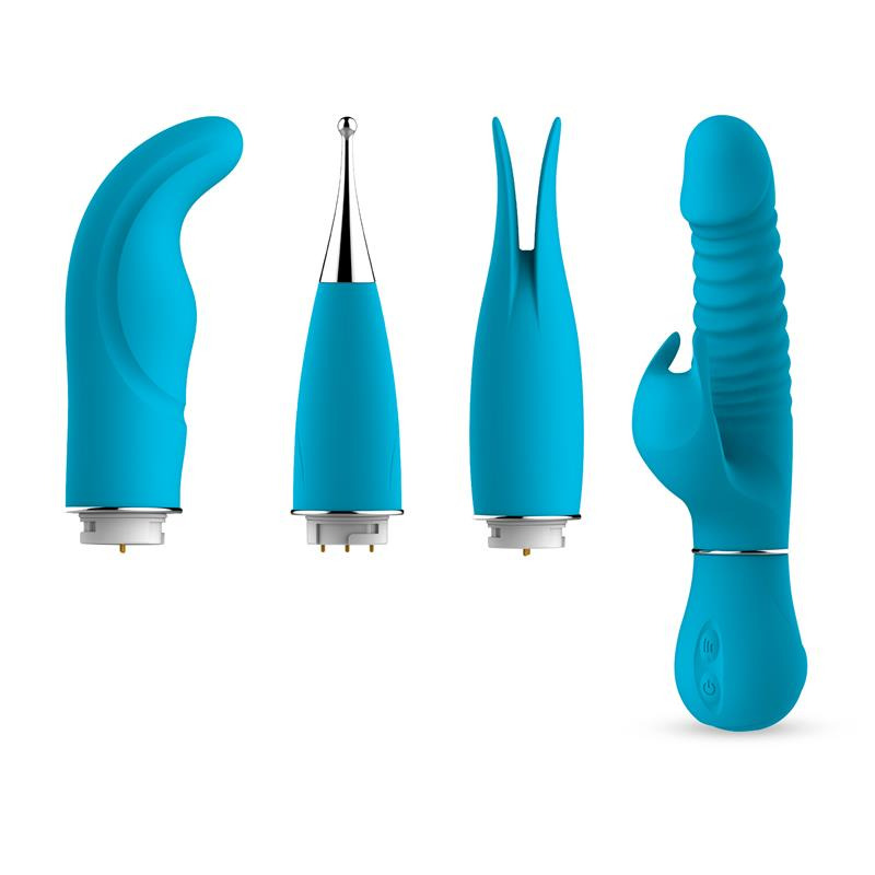 Eivian Set 4 Piezas Intercambiables Vibración y Thrusting