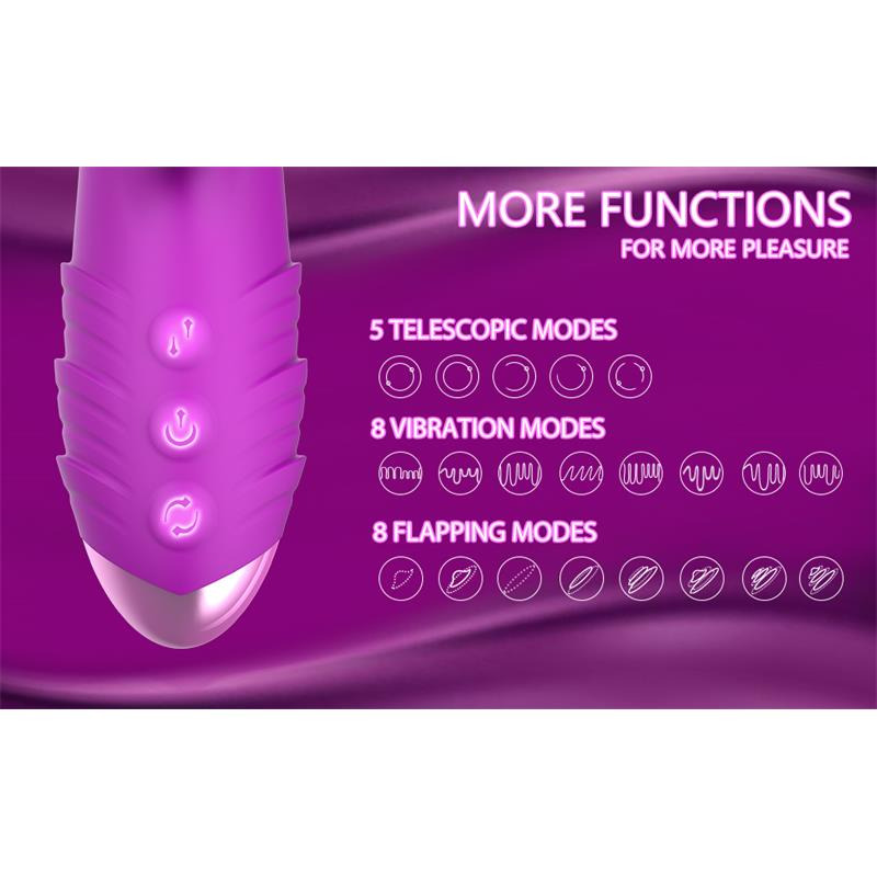 Fenyx Vibrador con Thrusting y Pulsación