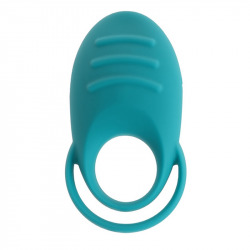 Dual Cock Ring Turquoise