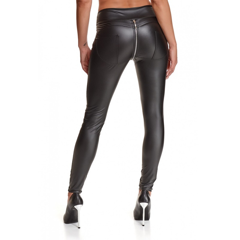 Maddalena Leggins Cremallera Negros