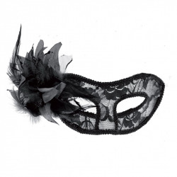 Máscara La Traviata Negra
