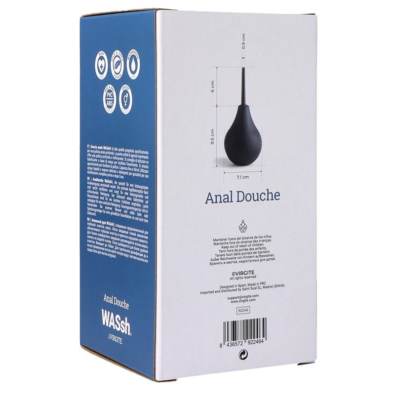 Enema Limpieza Anal Negra 160 ml