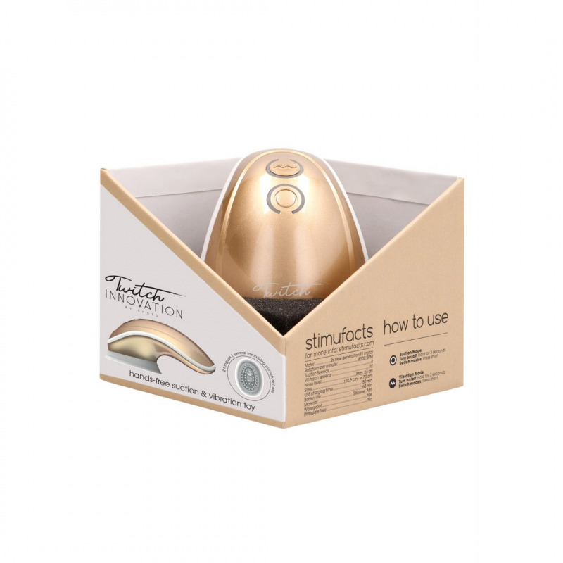 Twitch Handsfree Succionador Dorado