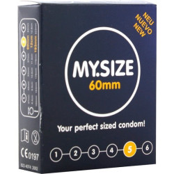 My Size Preservativos 60 mm 3 Unidades
