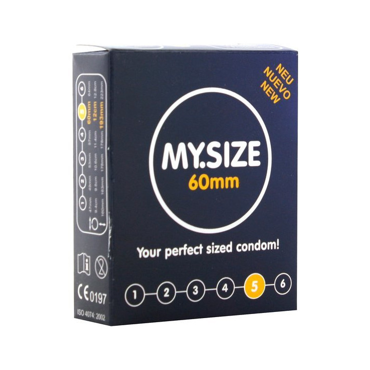 My Size Préservatifs 60 mm 3 Unités