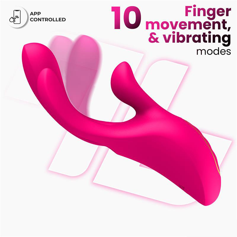 Derek Vibrador con Movimiento Finger App