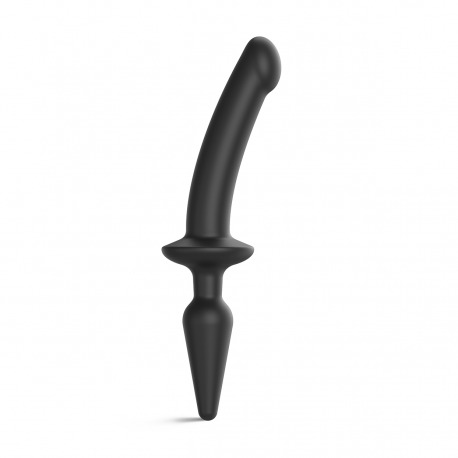 Dildo Switch Plug Semi Realistic Negro
