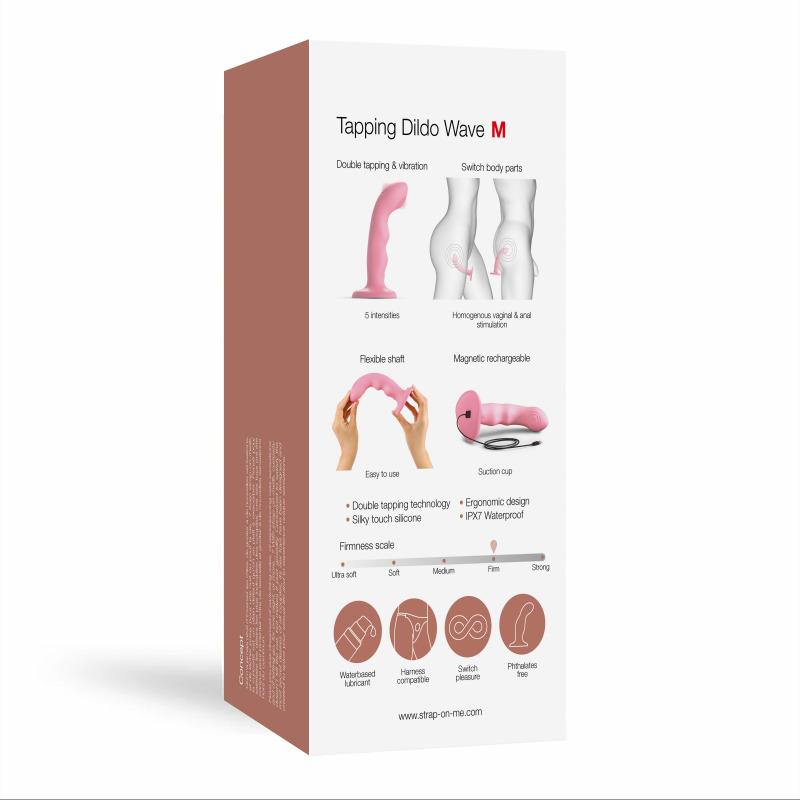 Tapping Dildo Wave Rosa