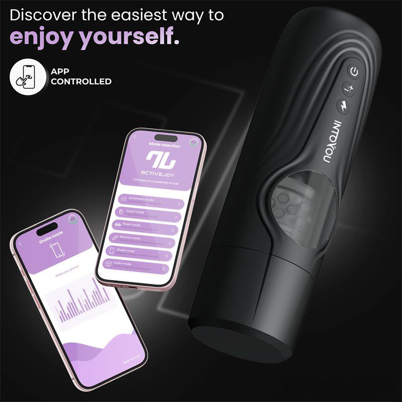 Egor Masturbador Masculino con Rotación Thrusting con APP