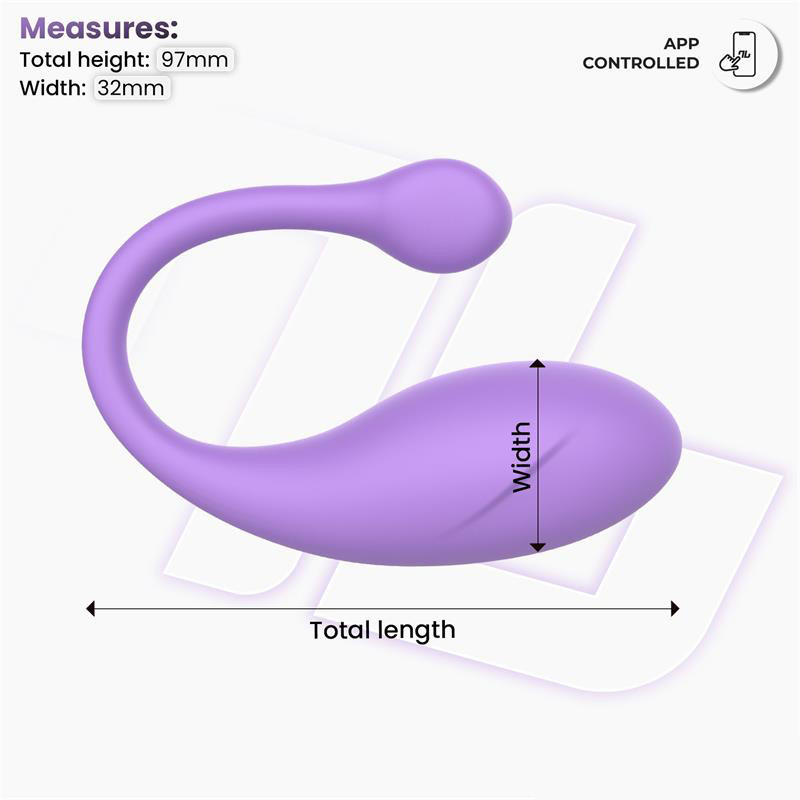Bulby Huevo Vibrador con App Lavanda