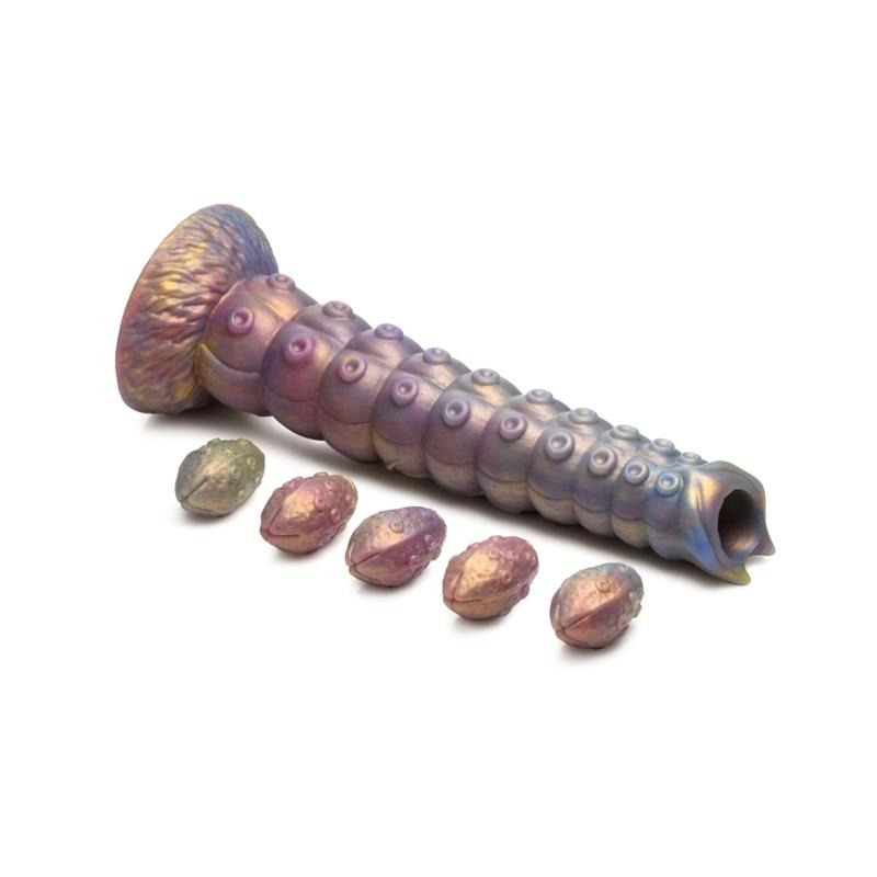 Dildo Ovoposito con 5 Huevos Tentacle