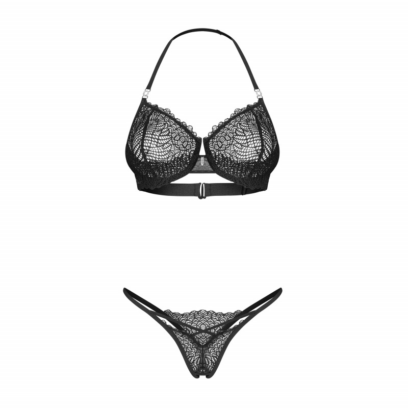Iliosa 2-Pcs Crotchless Set