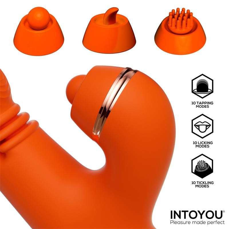 Ethan Vibrador 360º Punto G y Cabezales Intercambiables