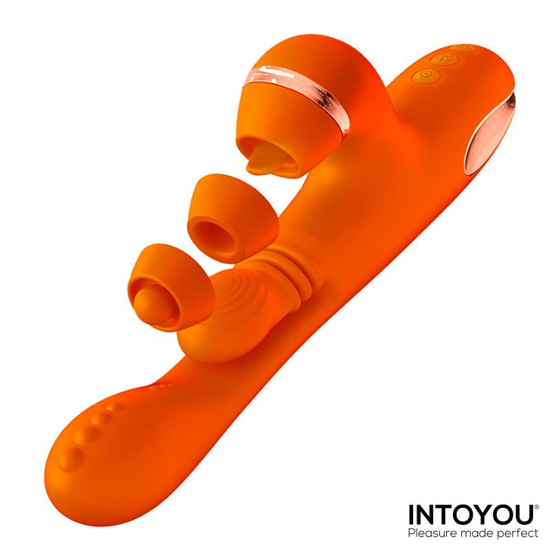 Ethan Vibrador 360º Punto G y Cabezales Intercambiables