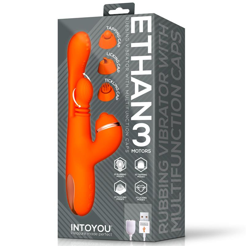 Ethan Vibrador 360º Punto G y Cabezales Intercambiables