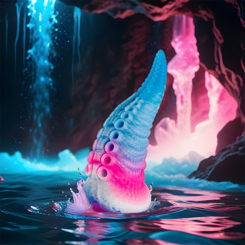 Phorcys Dildo Tentáculo Azul Tamaño Pequeño