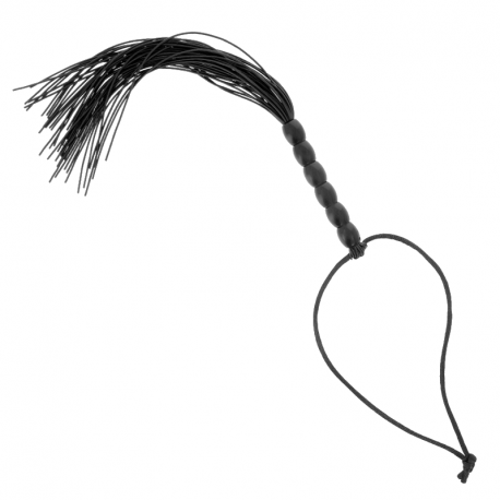 Mini Látigo con Agarre 6 Bolas Negro 26 cm