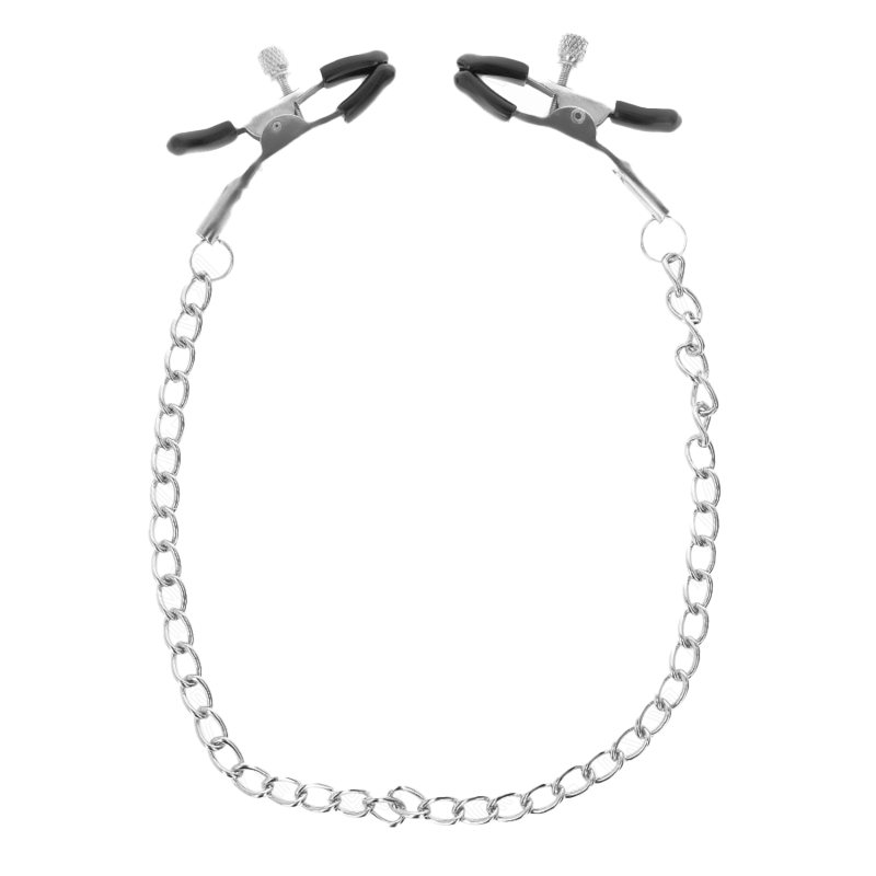 Pinzas para Pezones con Cadena Fina 30 cm