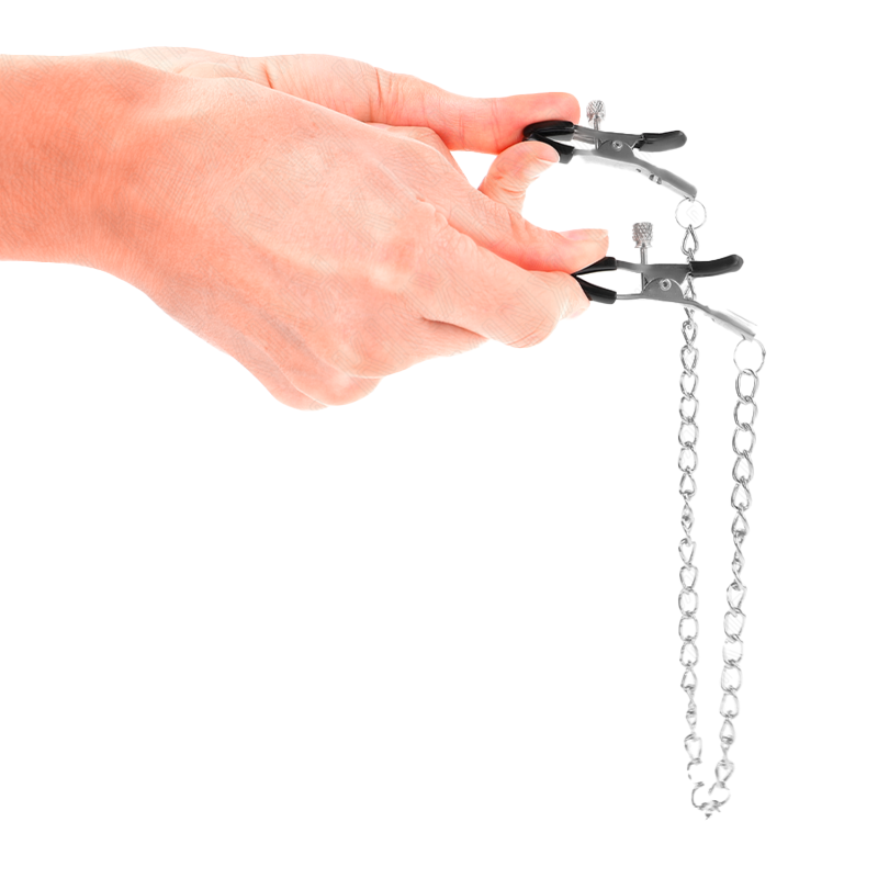Pinzas para Pezones con Cadena Fina 30 cm