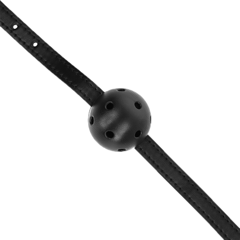 Mordaza de Bola 4,5 cm Transpirable Simplicity Negro