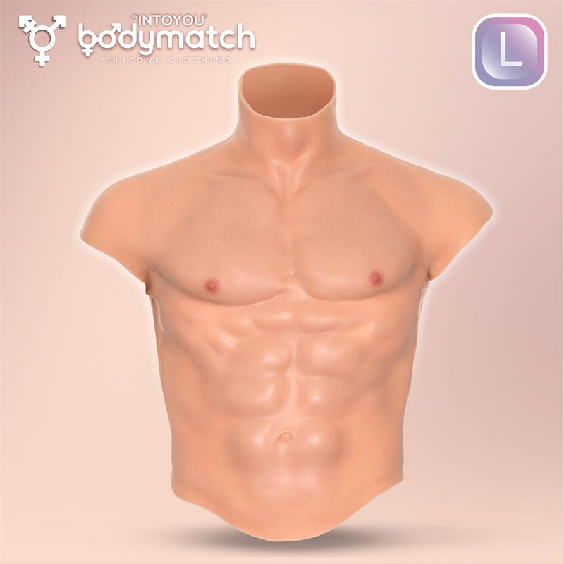 Boomax Traje Torso Masculino Hiperrealista