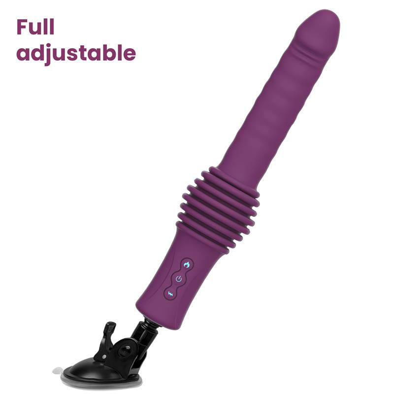 Roxer Sex Machine con Vibración, Thrusting, Efecto Calor y Control Remoto