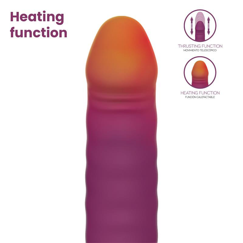Roxer Sex Machine con Vibración, Thrusting, Efecto Calor y Control Remoto
