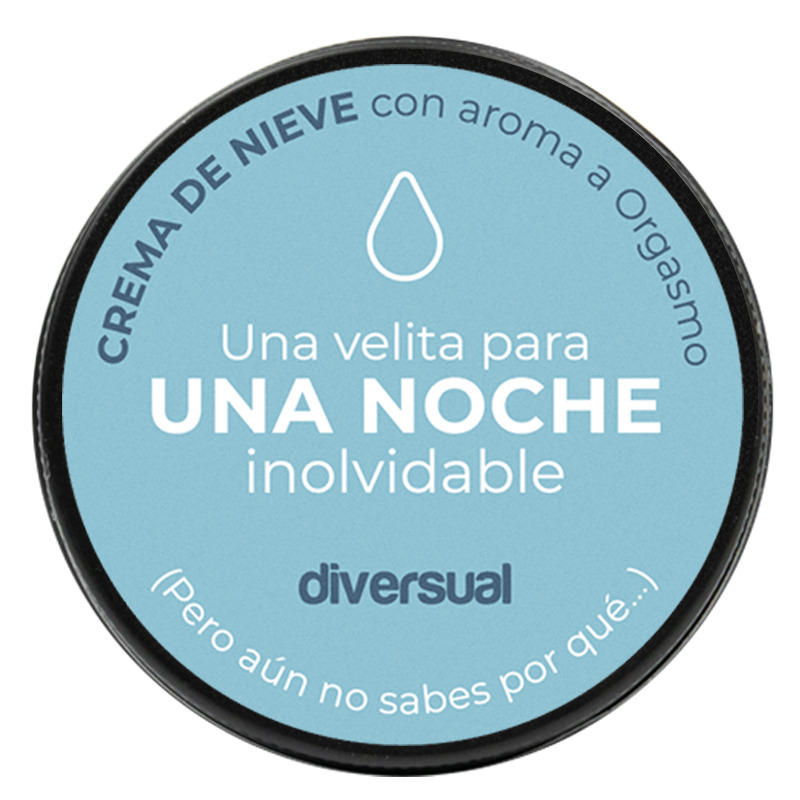 Vela de Masaje Crema de Nieve 30 ml