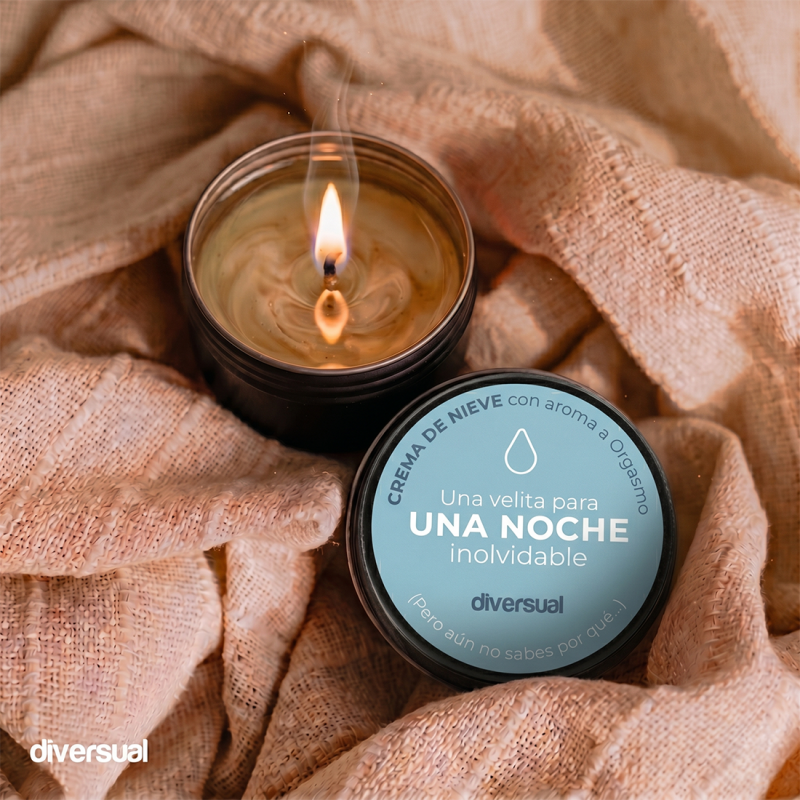 Vela de Masaje Crema de Nieve 30 ml