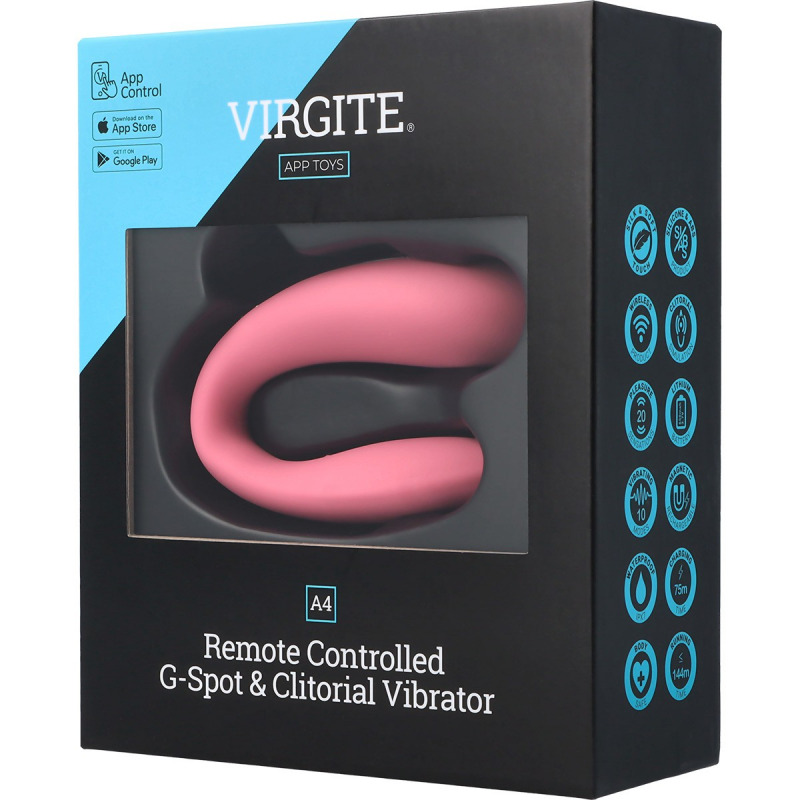 A4 Vibrador G Spot & Clitorial Control Remoto